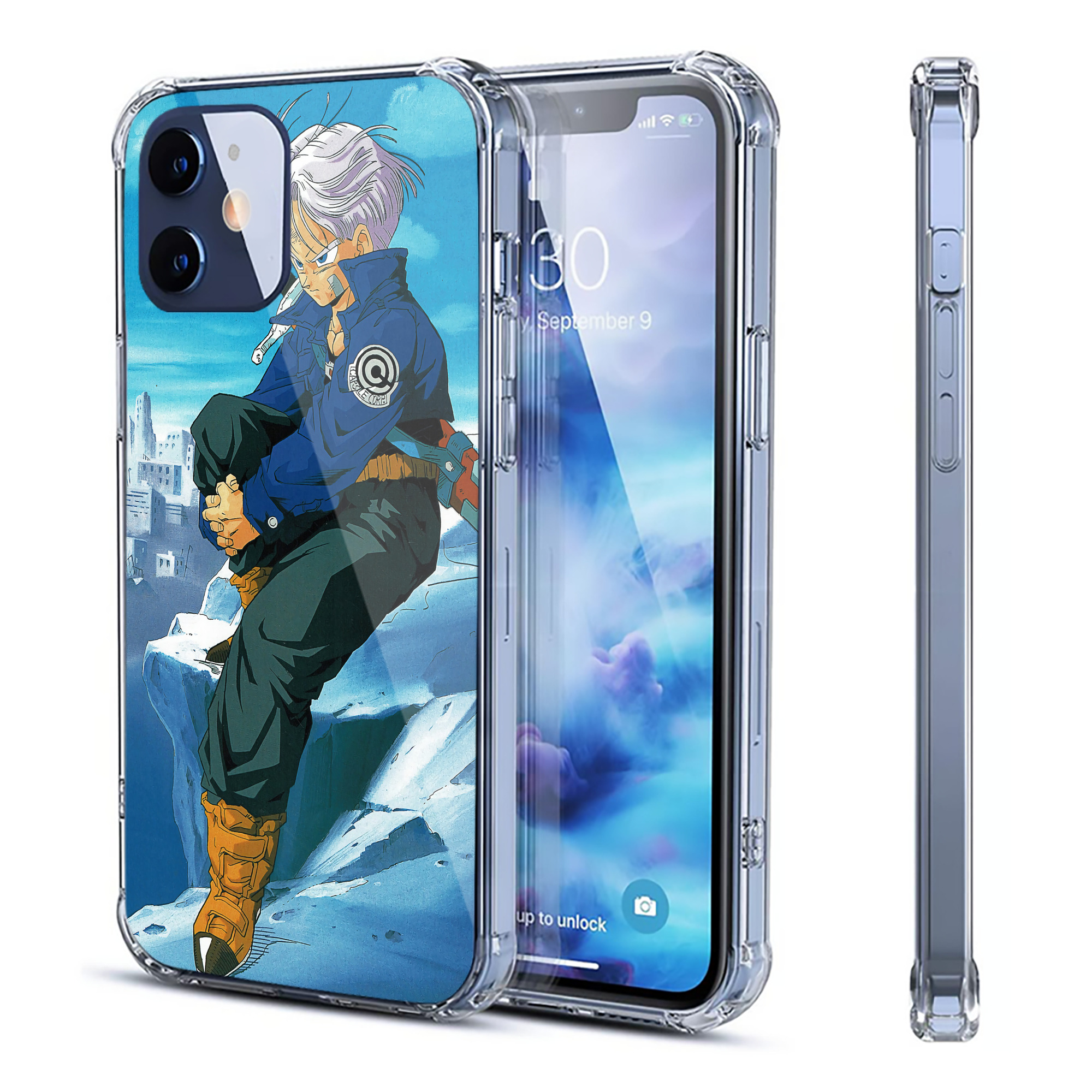 （画像用） ドラゴンボール DRAGON BALL 【iPhone 12シリーズ対応】透明スマホケース（クリアソフトケース）